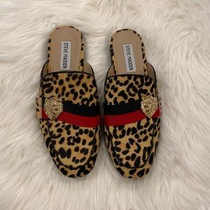 Steve Madden Leopard Mules